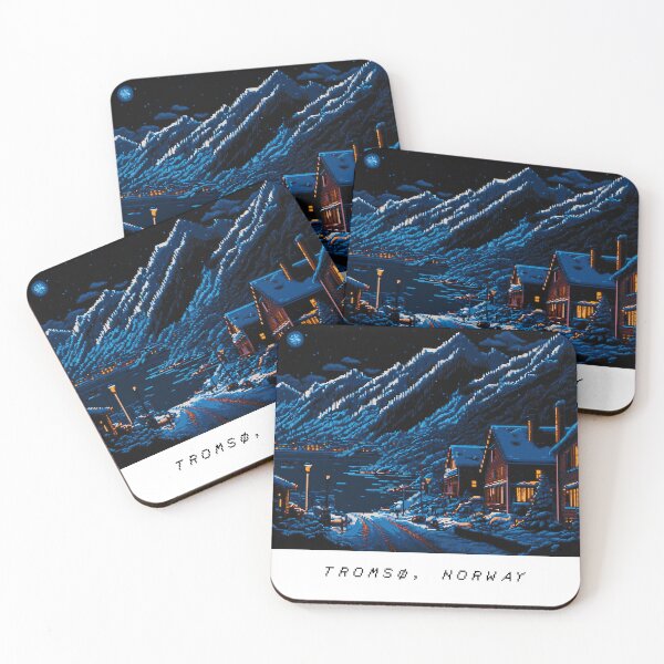 Item preview, Tromsø Pixel Art Retro designed and sold by PixelAirlines.