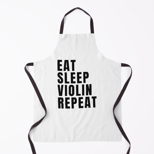 Aperçu de l'œuvre Eat Sleep Violin Repeat créée et vendue par texteestore.