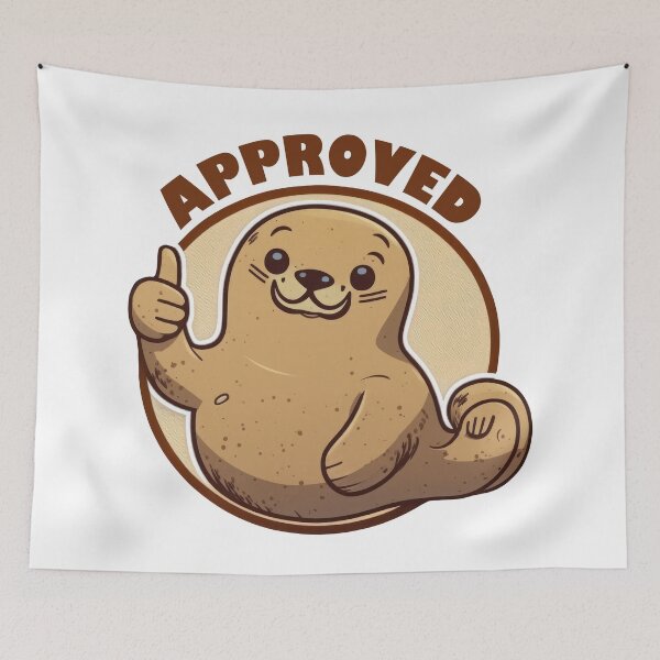 Item preview, Seal of approval design designed and sold by fr4nk87.