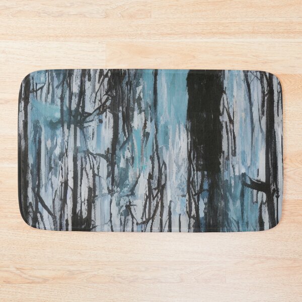 Item preview, Lost in the Enchanted Forest: A Dark Abstract Painting designed and sold by ArtazaBazaar.