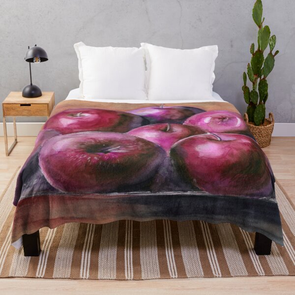 Item preview, Watercolor picture of some red apples designed and sold by MaryWatercolor.