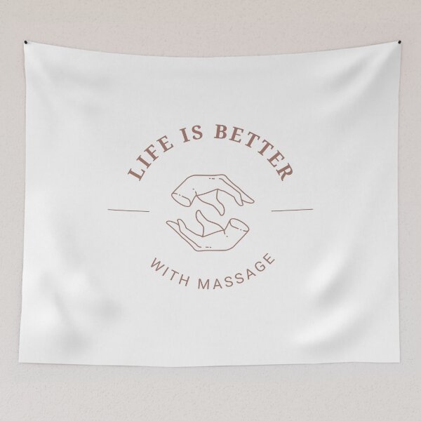 Item preview, life is better with massage 13 designed and sold by FLOWER--ART.