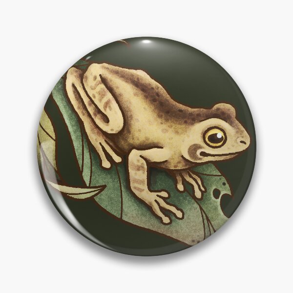 Item preview, Cute frog on a leaf designed and sold by Veymoth.