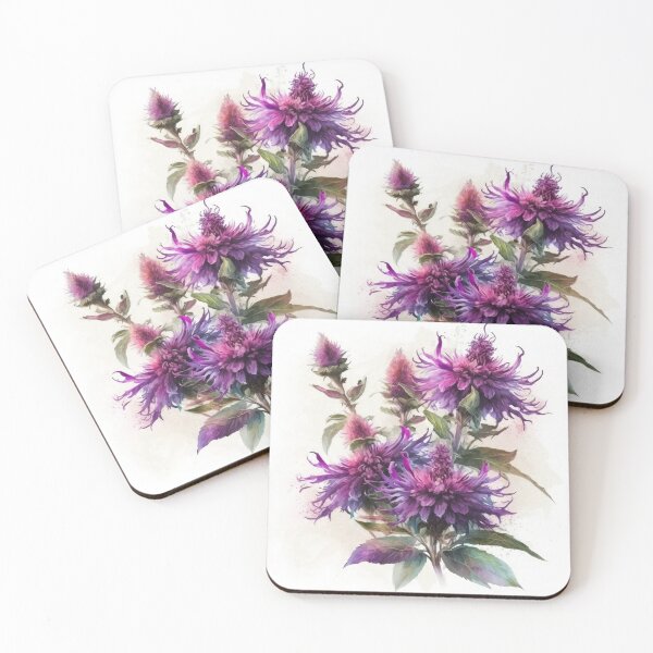 Item preview, Bee Balm Flowers  designed and sold by Vanover Designs.