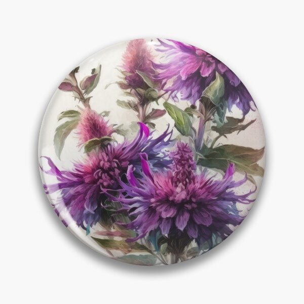 Item preview, Bee Balm Flowers  designed and sold by Vanover Designs.