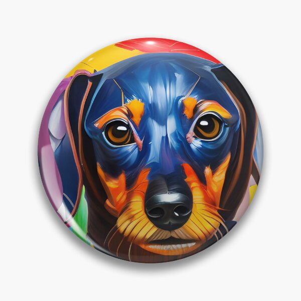 Artikelvorschau, Dackel Ölgemälde Design für Dachshund, Hunde Besitzer entworfen und verkauft von togetherShirts.