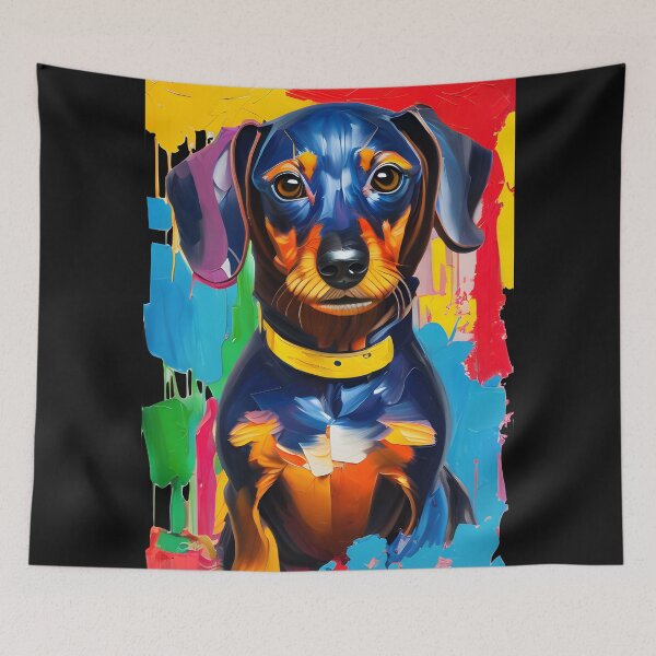 Item preview, Dachshund Oil Painting Design for Dachshund, Dog Owner designed and sold by togetherShirts.