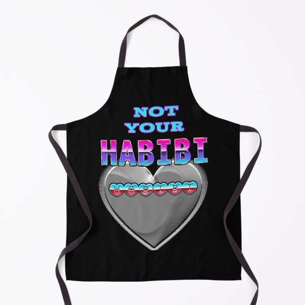 Item preview, Not Your Habibi Lovely Funny Quote Arabic Text designed and sold by Dodern.