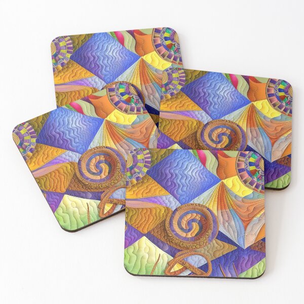 Item preview, Colorful Quilt Inspired Pattern designed and sold by Sweet  Zoe Shop.