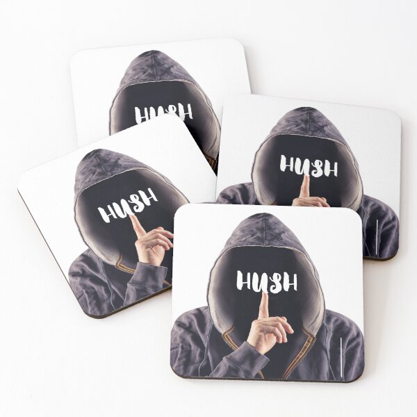 Item preview, Hush down hooded man designed and sold by Artfuls.