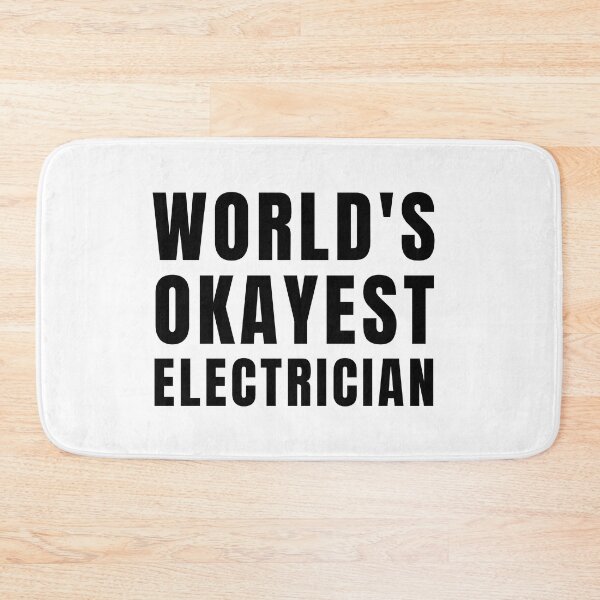 Item preview, World's Okayest Electrician designed and sold by texteestore.