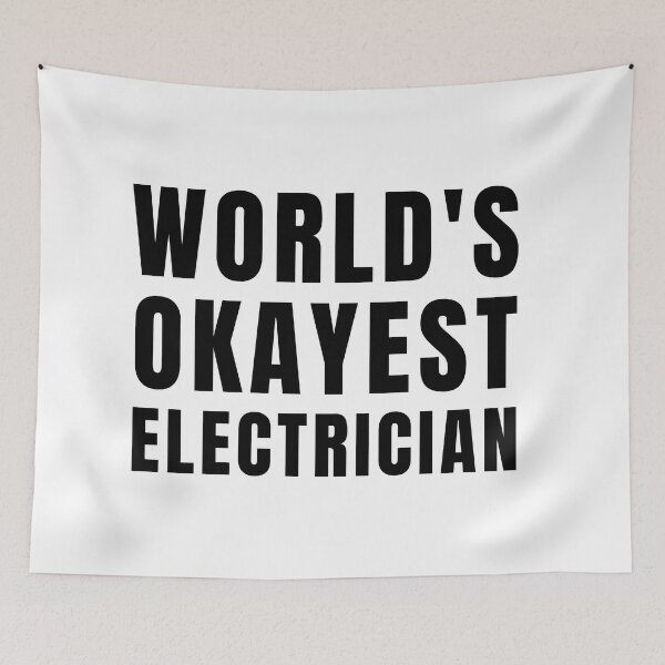 Item preview, World's Okayest Electrician designed and sold by texteestore.