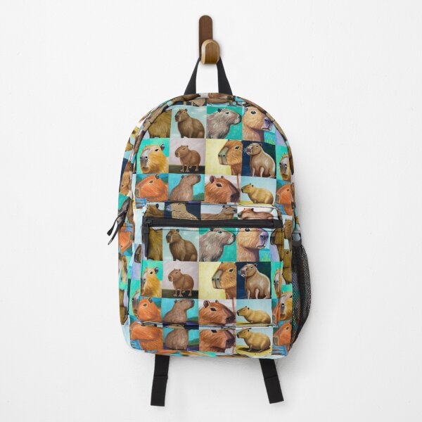 Item preview, Capybaras (Tiled Pattern) designed and sold by MerkintileEXG.