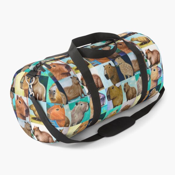 Item preview, Capybaras (Tiled Pattern) designed and sold by MerkintileEXG.