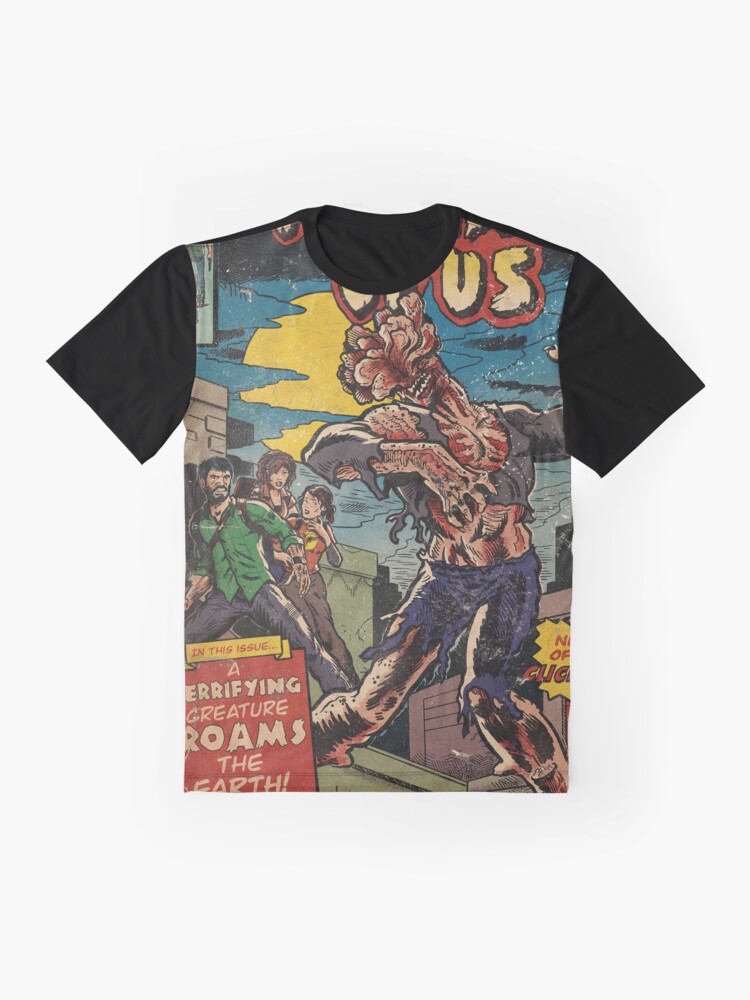 Thumbnail 4 von 5, Grafik T-Shirt, Nacht der Clicker - Comic-Cover Fan Art designt und verkauft von MarkScicluna.