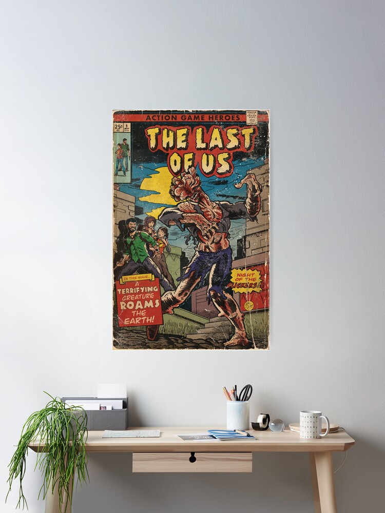 Thumbnail 1 of 3, Poster, Night of the Clickers - Comic book cover Fan Art designed and sold by MarkScicluna.