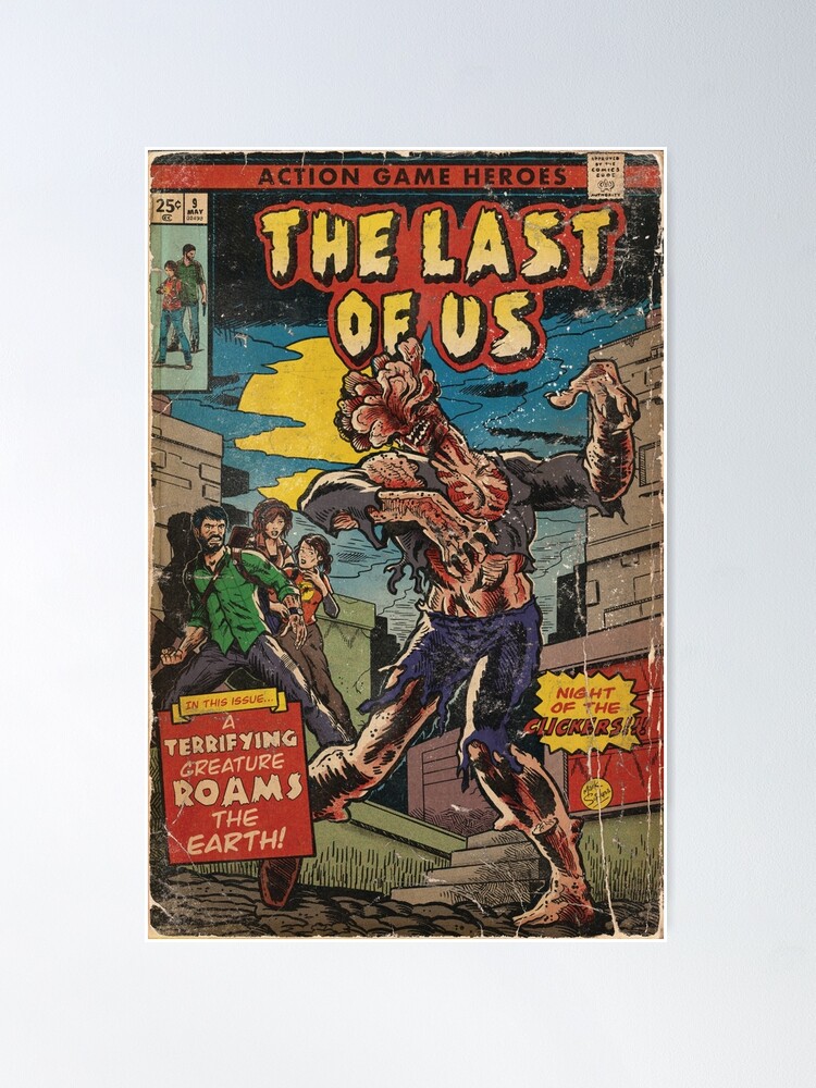 Thumbnail 2 of 3, Poster, Night of the Clickers - Comic book cover Fan Art designed and sold by MarkScicluna.