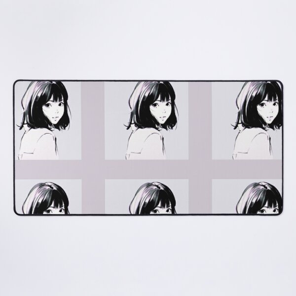 Short Hair Beauty Anime Art Board Print for Sale by Hap2U