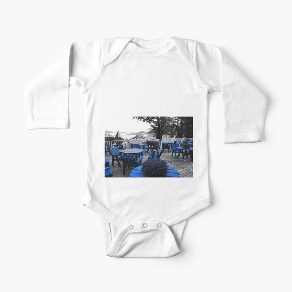 Blue Patio Furniture Baby One Piece By Robspencer Redbubble