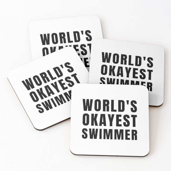 Item preview, World's Okayest Swimmer designed and sold by texteestore.