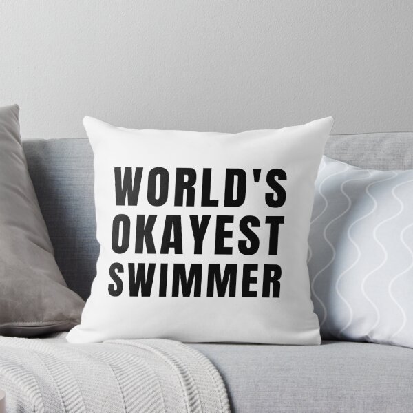 Item preview, World's Okayest Swimmer designed and sold by texteestore.