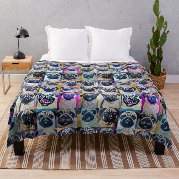Item preview, Pugs (Tiled Pattern) designed and sold by MerkintileEXG.