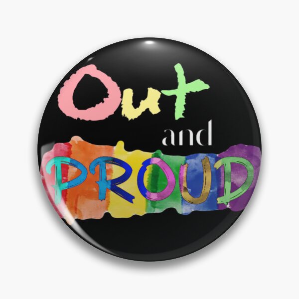 Item preview, Out and Proud  designed and sold by ThePrideDiaries.