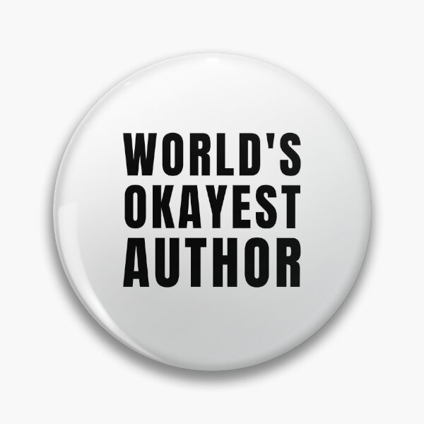 Item preview, World's Okayest Author designed and sold by texteestore.
