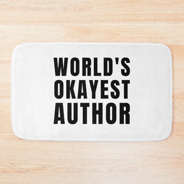 Item preview, World's Okayest Author designed and sold by texteestore.