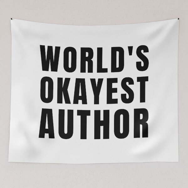 Item preview, World's Okayest Author designed and sold by texteestore.