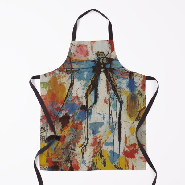 Item preview, Fiery Flight: Dragonfly Art in Expressionist Brushstrokes designed and sold by ArtazaBazaar.