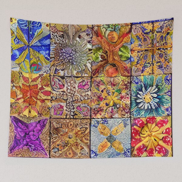 Item preview, Tiled Simulated Quilt Pattern designed and sold by Sweet  Zoe Shop.