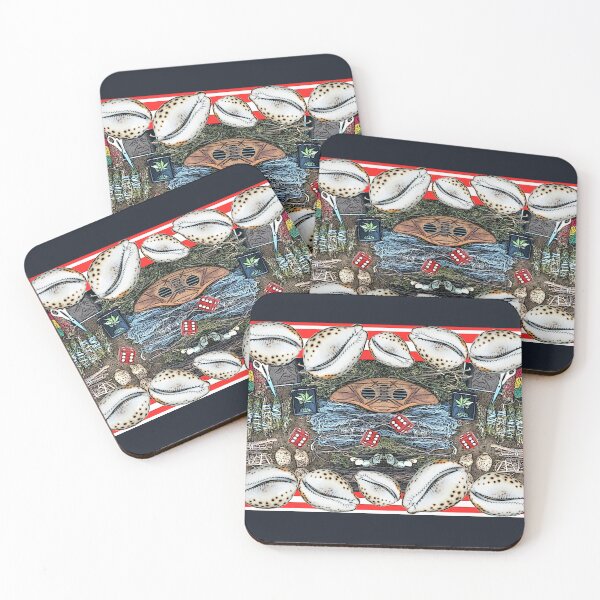 Item preview, Medicine Man Africa  Wild Garlic & Cowrie Shells  designed and sold by SpiritGifts.