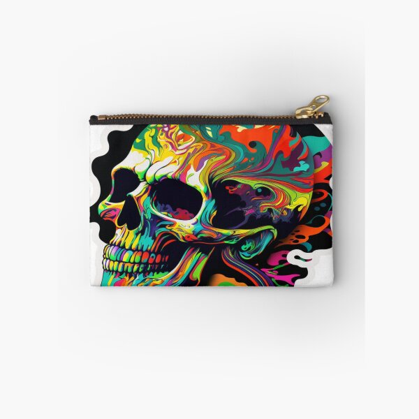 Item preview, psychedelic skull designed and sold by LoveyDesign.