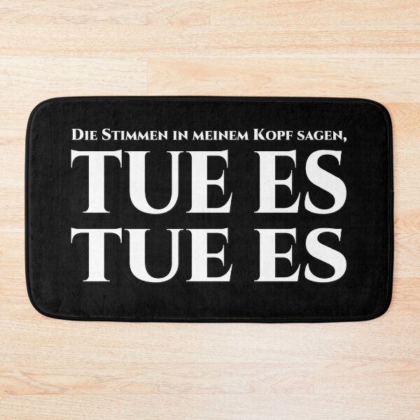 Artikelvorschau, Die Stimmen in meinem Kopf sagen, tue es, tue es - weiß entworfen und verkauft von pASob-dESIGN.
