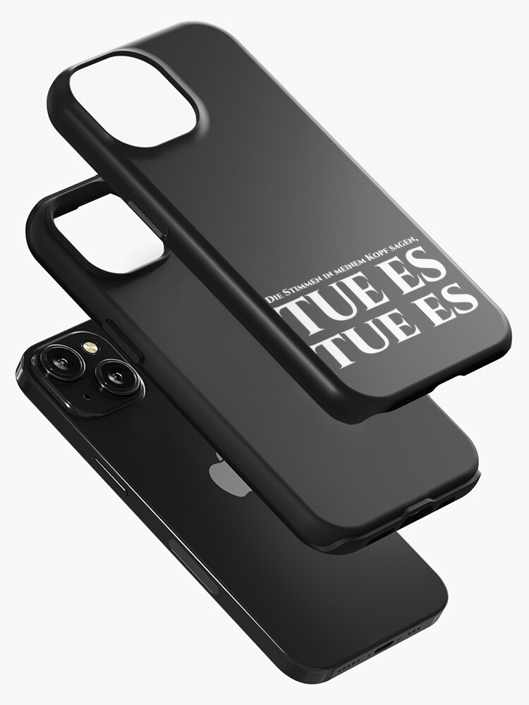 Thumbnail 2 von 4, iPhone-Hülle, Die Stimmen in meinem Kopf sagen, tue es, tue es - weiß designt und verkauft von pASob-dESIGN.