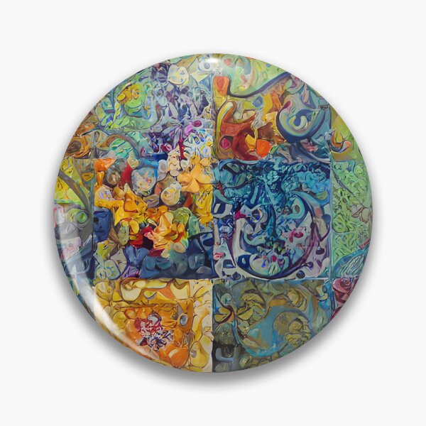 Item preview, Abstract Quilt Decoupage Tile Pattern designed and sold by Sweet  Zoe Shop.