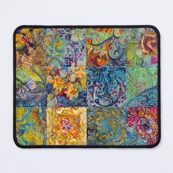 Item preview, Abstract Quilt Decoupage Tile Pattern designed and sold by Sweet  Zoe Shop.