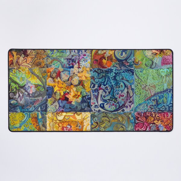 Item preview, Abstract Quilt Decoupage Tile Pattern designed and sold by Sweet  Zoe Shop.