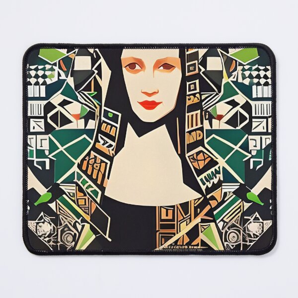 Item preview, Divine Geometry: Geometric Rendition of Mona Lisa as a Sacred Figure designed and sold by Beto Santos.