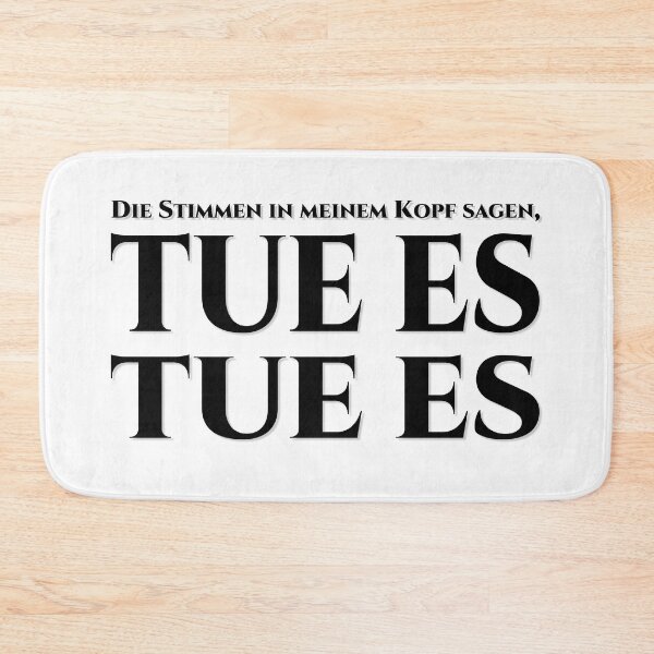 Artikelvorschau, Die Stimmen in meinem Kopf sagen, tue es, tue es - schwarz entworfen und verkauft von pASob-dESIGN.