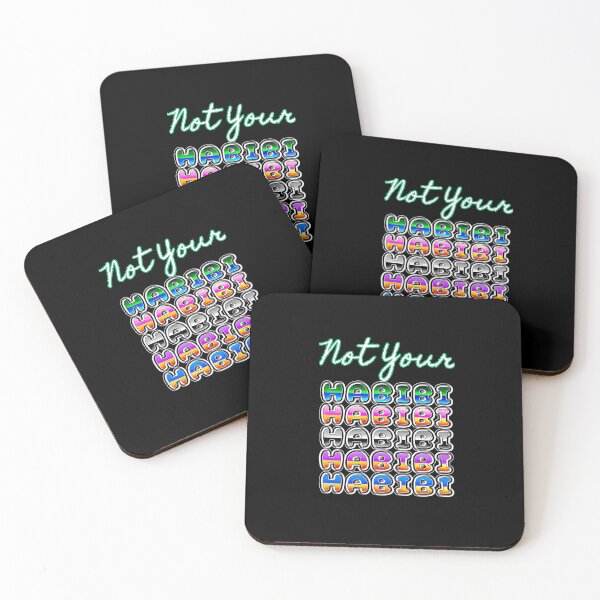 Item preview, Not Your Habibi Lovely Funny Quote Arabic Text designed and sold by Dodern.