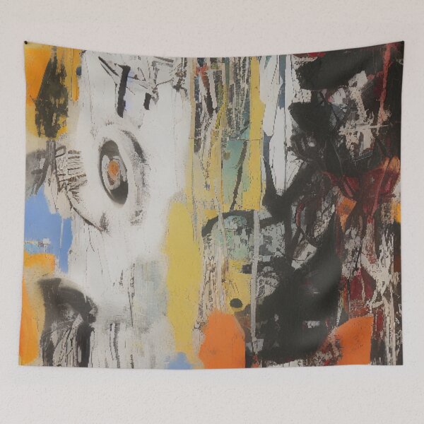 Item preview, Fortune Teller: An Expressive Abstract Brushstroke Artwork designed and sold by ArtazaBazaar.