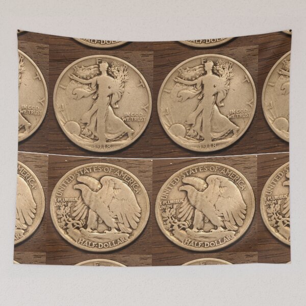 Item preview, 1918 D Walking Liberty Half Dollar  designed and sold by coinsxcrochet.