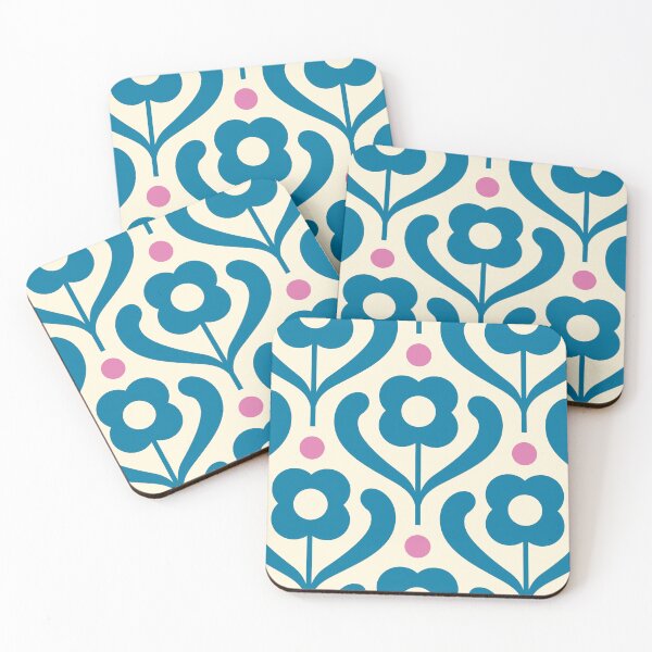Item preview, 2724 D - modern retro flowers pattern designed and sold by RouCouCou.