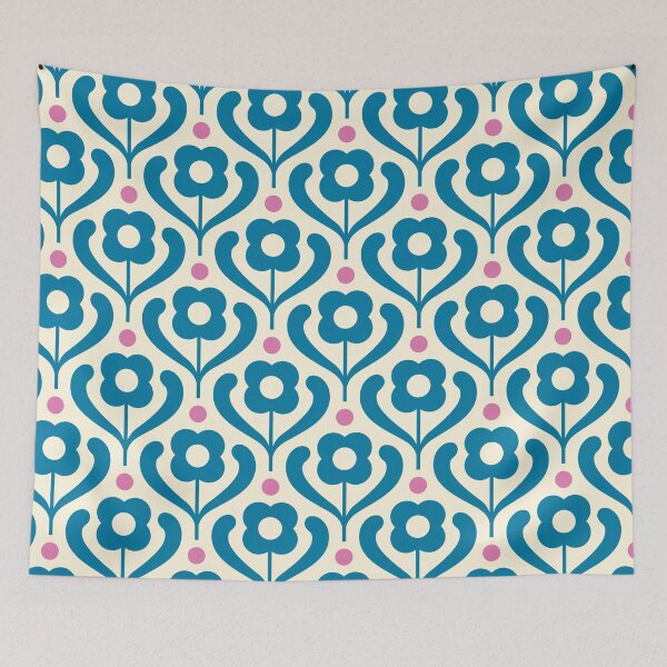 Item preview, 2724 D - modern retro flowers pattern designed and sold by RouCouCou.