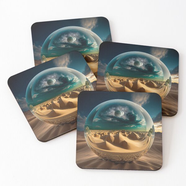 Item preview, Fantasy Landscape Art, Planet and Moon designed and sold by Fantasy Masterpiece.