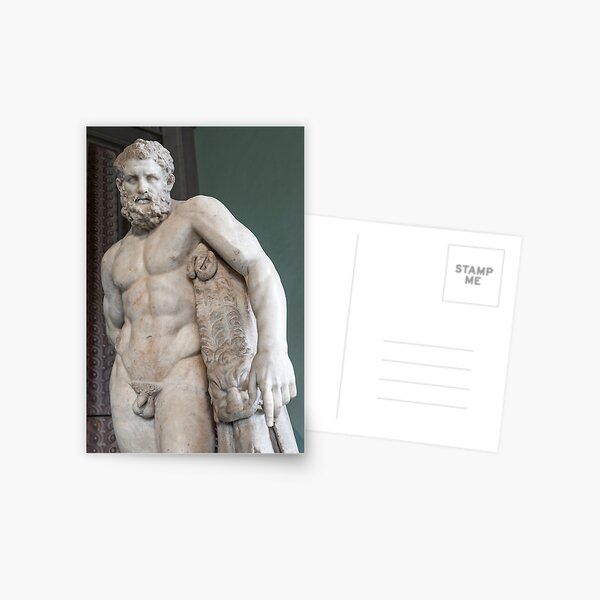Item preview, Florence, Italy - Hercules antique sculpture - classical statue, strong man body designed and sold by Paolo Modena Photography    -   Fine Italian Art.