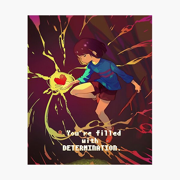 Undertale Photographic Print for Sale by nakazawahosack