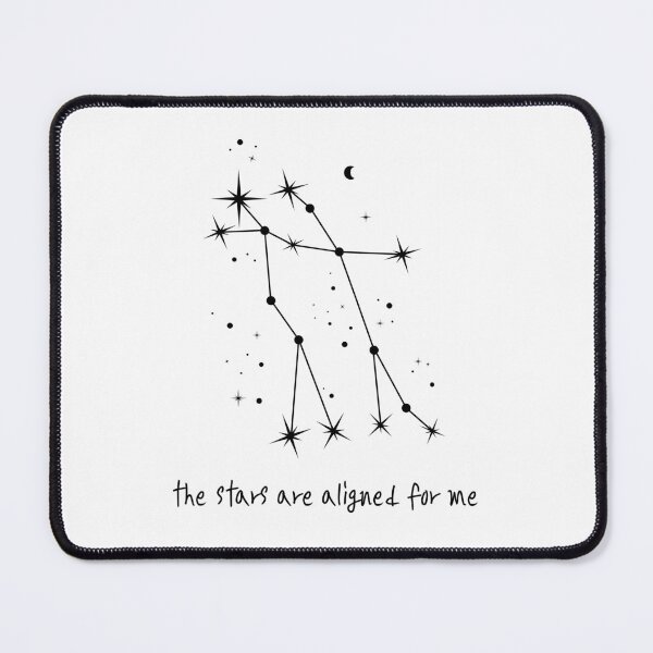 Item preview, The Stars Are Aligned For Me - Gemini - White designed and sold by planetarydesign.